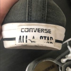 Converse Shoes - Dark gray low top converse size 8 women’s Converse Shoes - Dark gray low top converse size 8 women’s